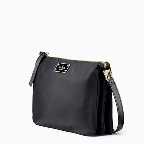 SOLD 🥳HPx2🥳 kate spade new york wilson road madelyne in black nylon - Picture 2 of 9